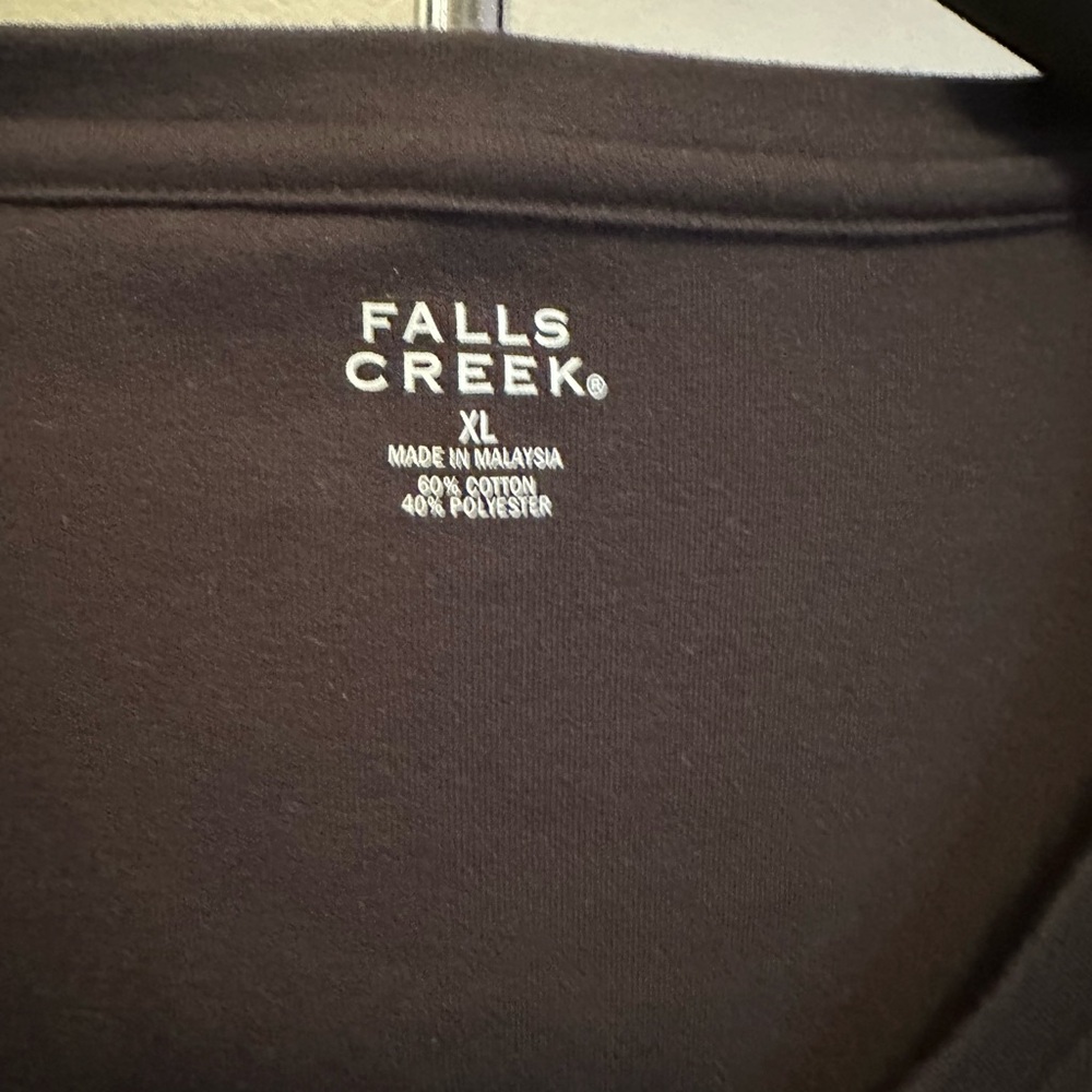 Falls Creek Women's Classic Black Tee XL - Picture 3 of 8